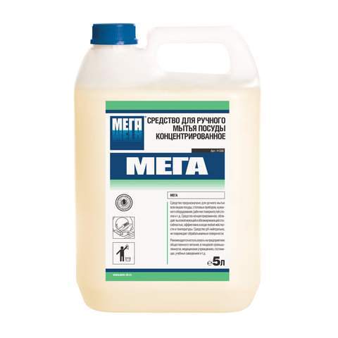 

Средство для мытья посуды МЕГА , 5л, жидкость, Лимон (604333)