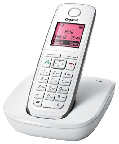 

Телефон проводной Gigaset DA510 (белый) (плохая упаковка), A510