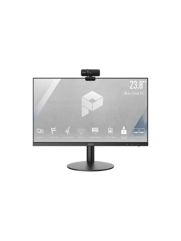 

Моноблок MSI PRO AP241 11M-433XRU (MS-AE03) 23.8" 1920x1080, Intel Pentium Gold G6405 4.1GHz, 4Gb RAM, 256Gb SSD, WiFi, BT, Cam, noOS, черный (9S6-AE0311-473), 11M-433XRU (MS-AE03)