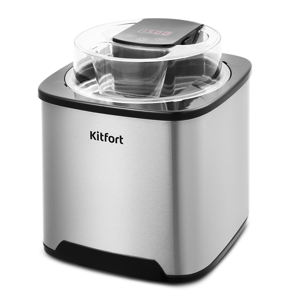 Мороженица Kitfort KT-1809, серебристый/черный