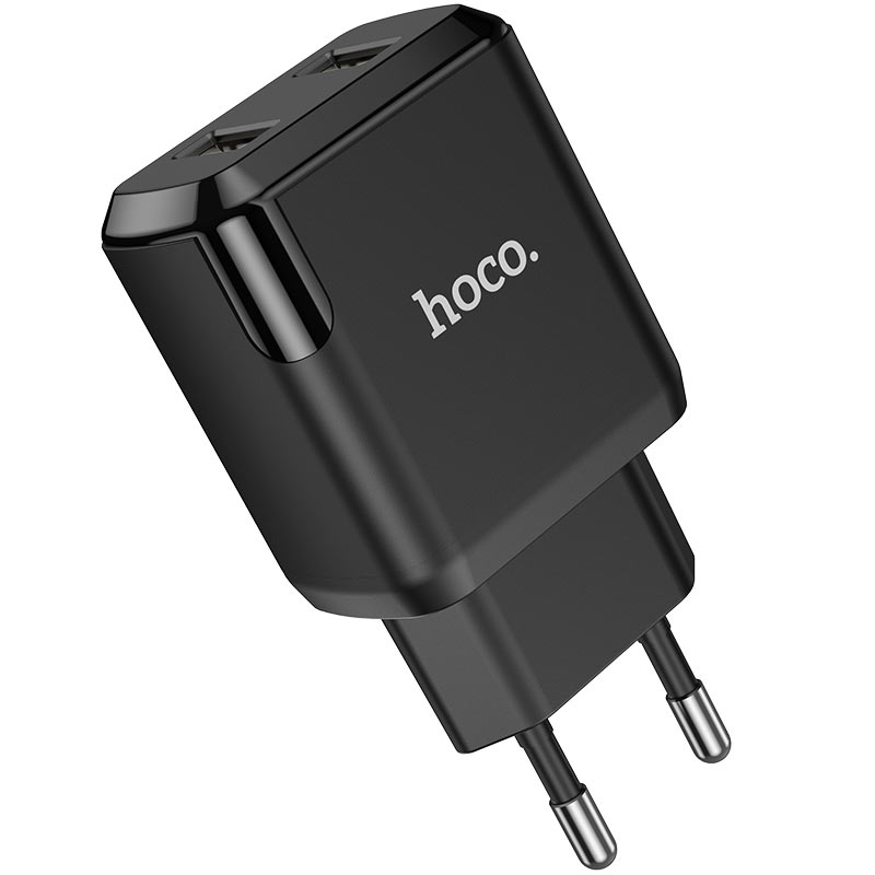 

Сетевое зарядное устройство Hoco N7 Speedy, 2USB, 2.1A, черный (6931474740540), N7 Speedy