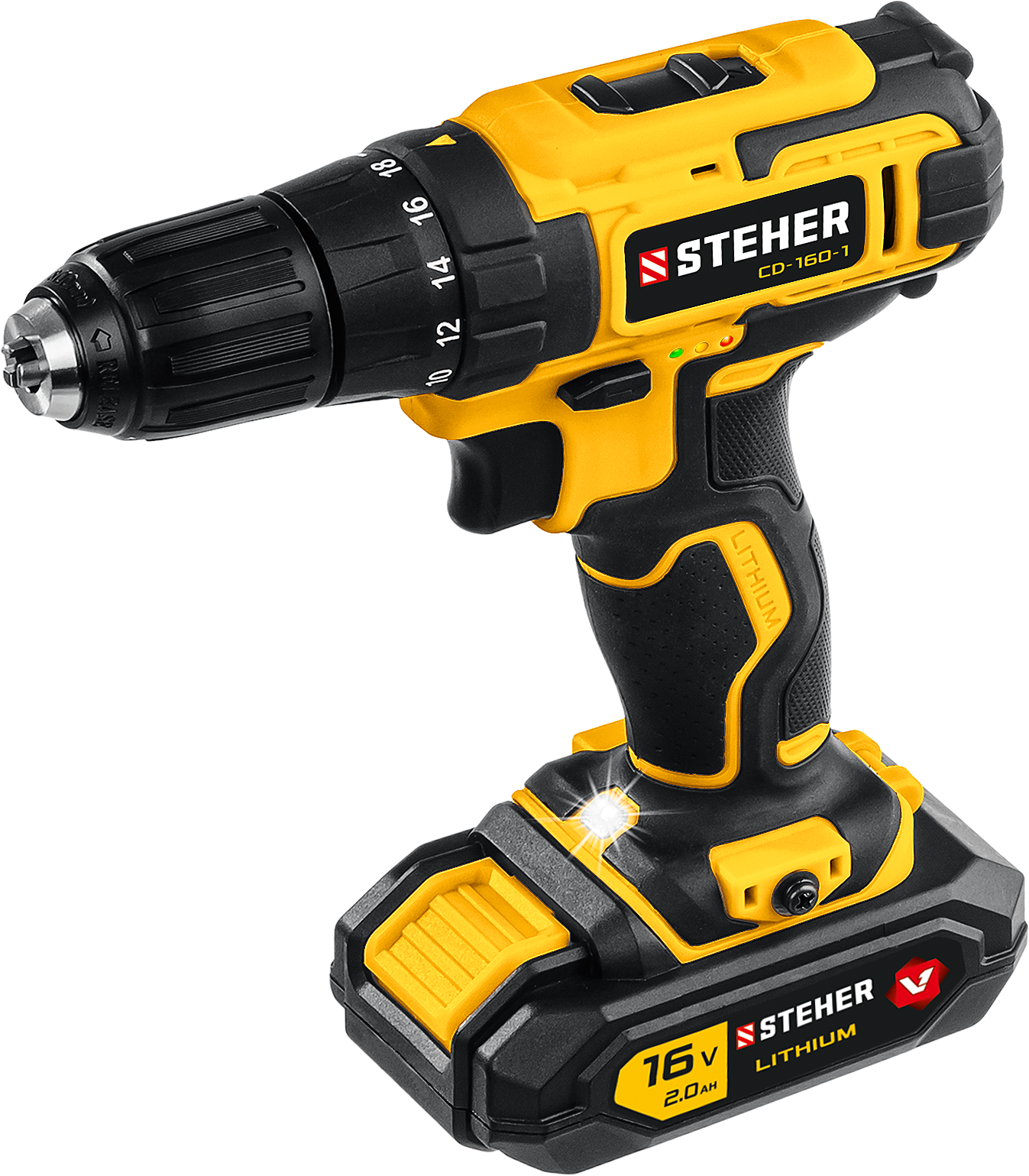 Дрель-шуруповерт Steher CD-160-1
