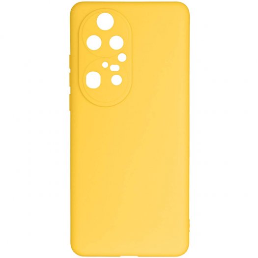 

Чехол-накладка DF для смартфона Huawei P50 pro, силикон, желтый (hwCase-104)