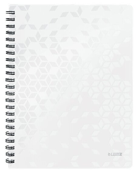

Блокнот LEITZ WOW, A4, клетка, 80 листов, белый (46380001), 0