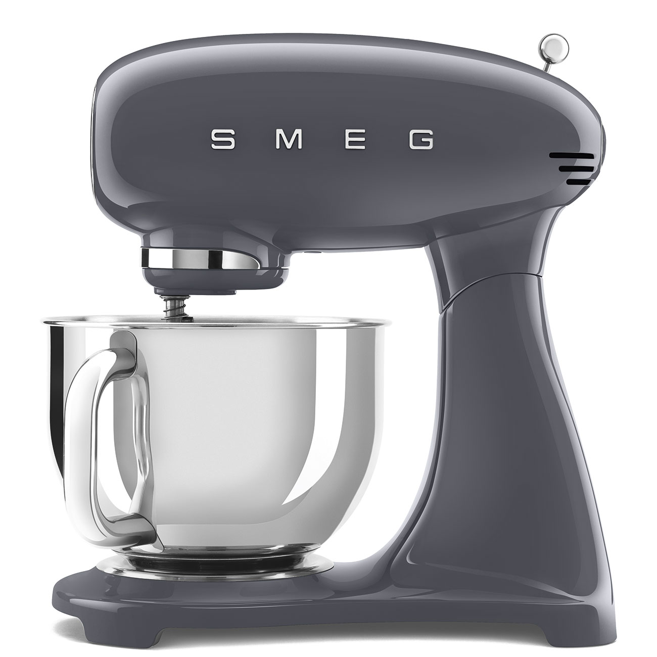 

Миксер планетарный SMEG 50's Style SMF03GREU 800Вт, серый, SMF03GREU