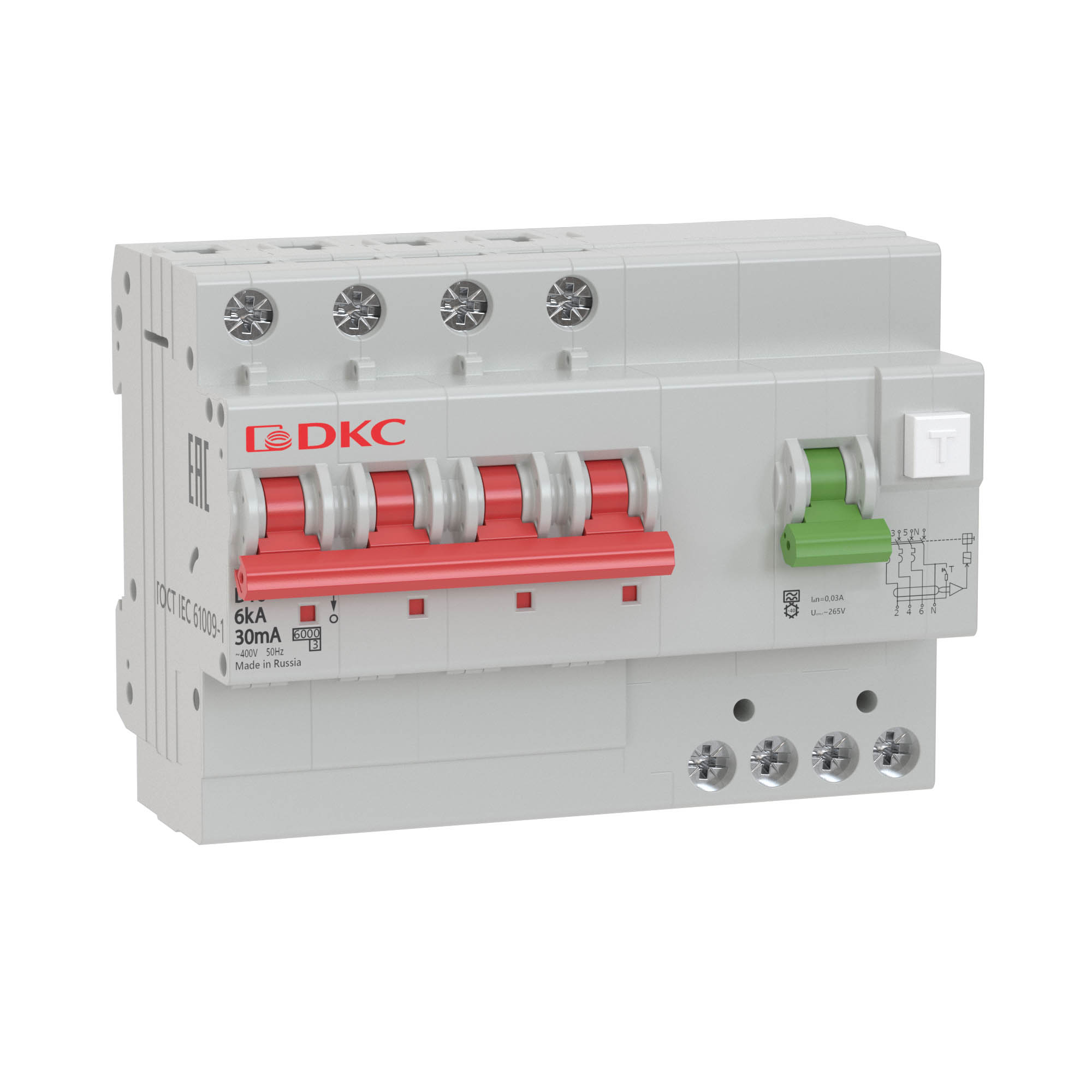 Выключатель автоматический дифференциального тока DKC (MDV63-42C16-A)