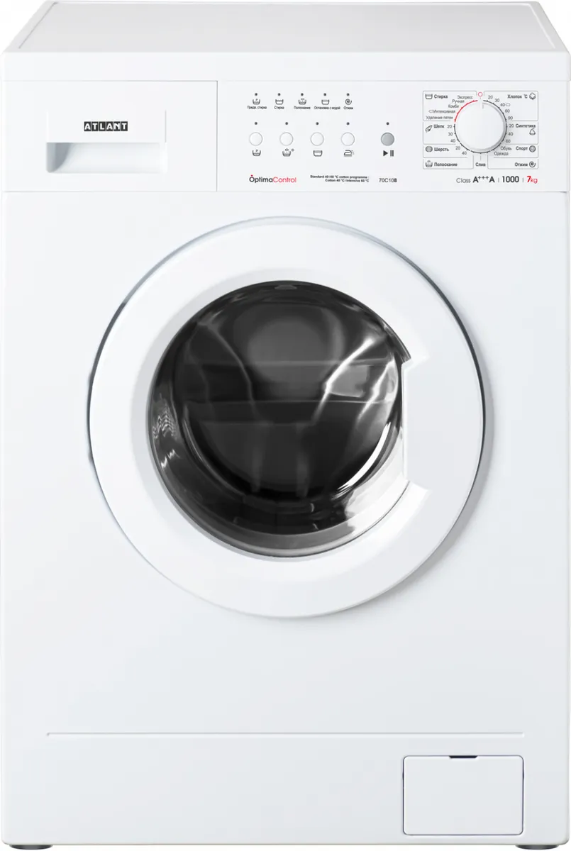 

Стиральная машина ATLANT CMA-70 C 108-00, 7кг, 1000 об/мин, белый (CMA-70 C 108-00), C 108-00