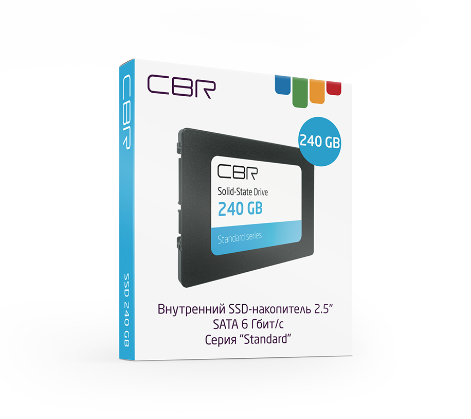 

Твердотельный накопитель (SSD) CBR 240Gb Standard, 2.5", SATA3 (SSD-240GB-2.5-ST21)