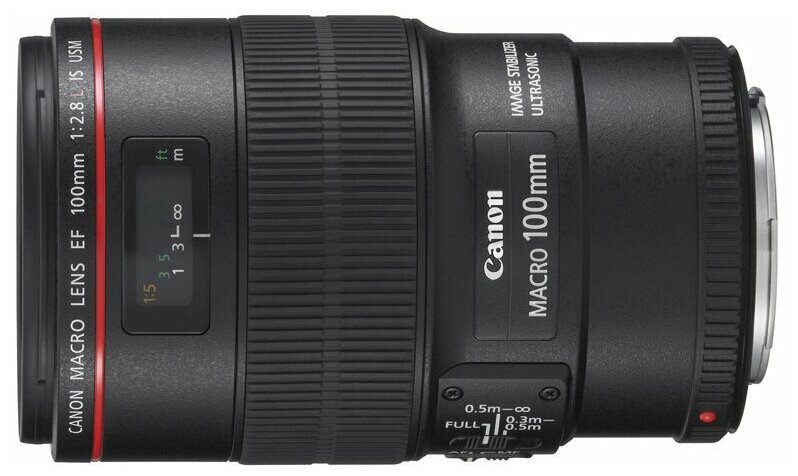 

Объектив Canon EF 100mm f/2.8L Macro IS USM, макрообъектив, черный (4514C005), EF 100mm f/2.8L Macro IS USM