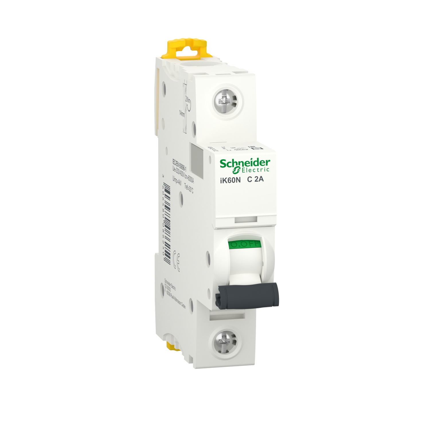 

Выключатель автоматический Schneider Electric iK60N EasyPact однополюсный (1P/1П) 2A 6 (A9K24102), iK60N