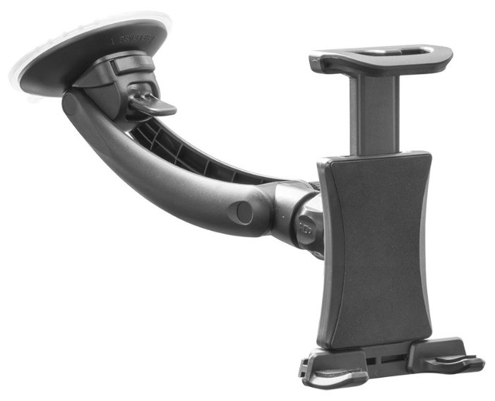 

Держатель автомобильный Deppa Crab, раздвижной для смартфонов от 6" до 10.2" (от 95 мм до 195 мм) присоска на панель/стекло, черный (31817), Crab
