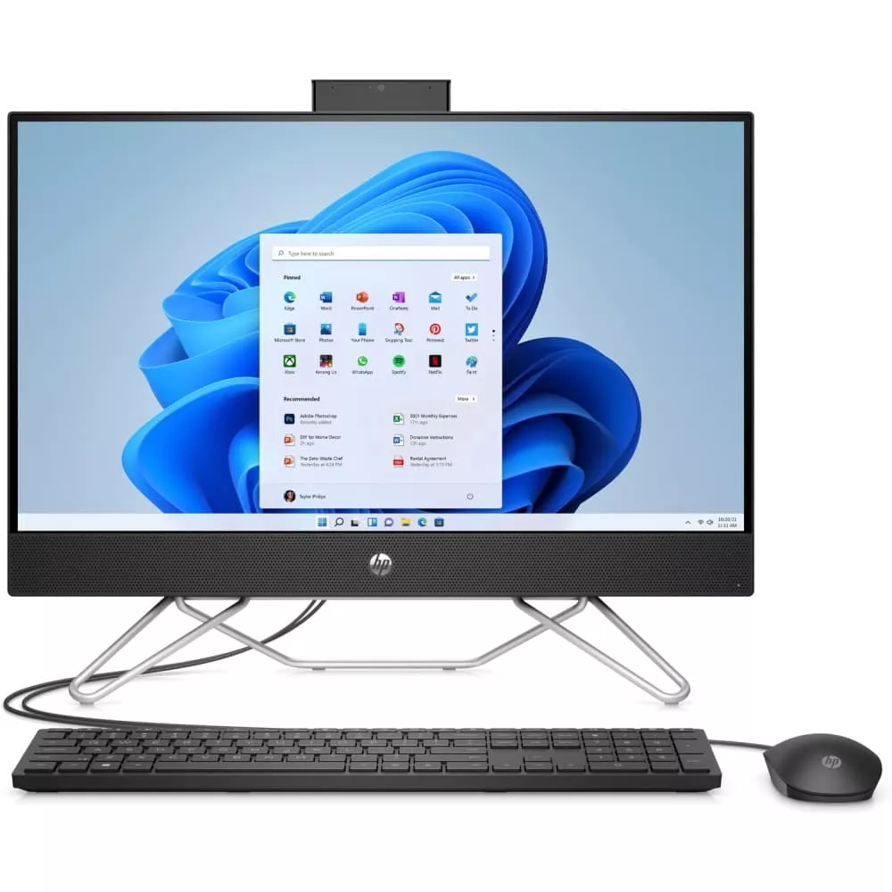 

Моноблок HP AIO 24-cb0039ur 23.8" 1920x1080, Intel Celeron J4025 2.0GHz, 4Gb RAM, 256Gb SSD, Intel UHD Graphics, WiFi, BT, Cam, Windows 11, черный, клавиатура, мышь (5D1Z2EA), 24-cb0039ur