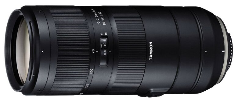 Объектив Tamron 70-210mm f/4 Di VC USD (A034) Canon EF, телеобъектив Zoom, черный (A034E)