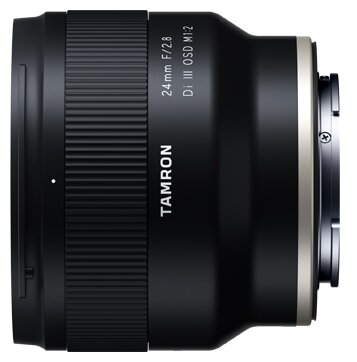 Объектив Tamron 24mm F/2.8 Di III OSD (F051), широкоугольный, черный (F051SF)