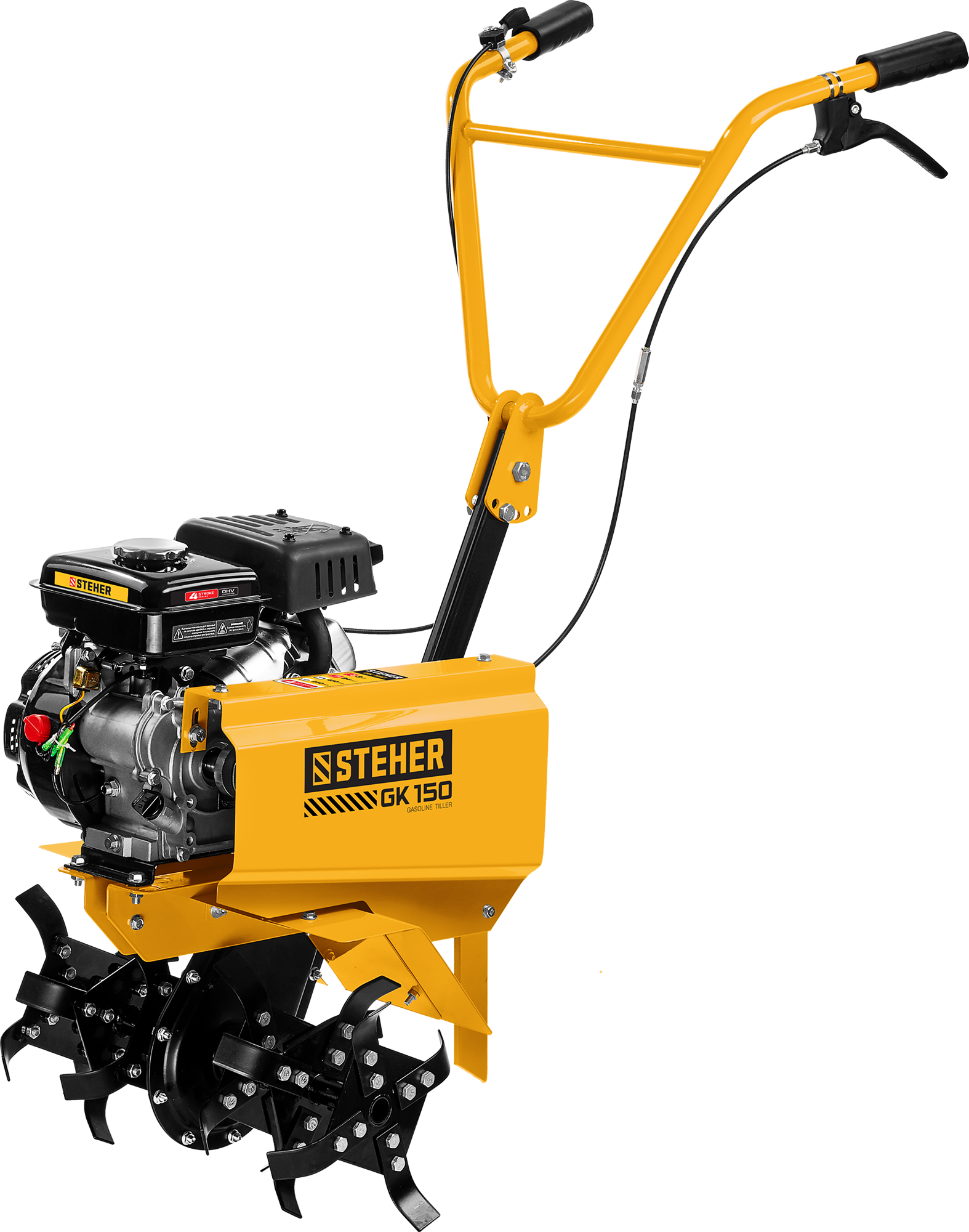 Мотокультиватор STEHER GK-150, 2.2 кВт, 3 л.с., бензиновый