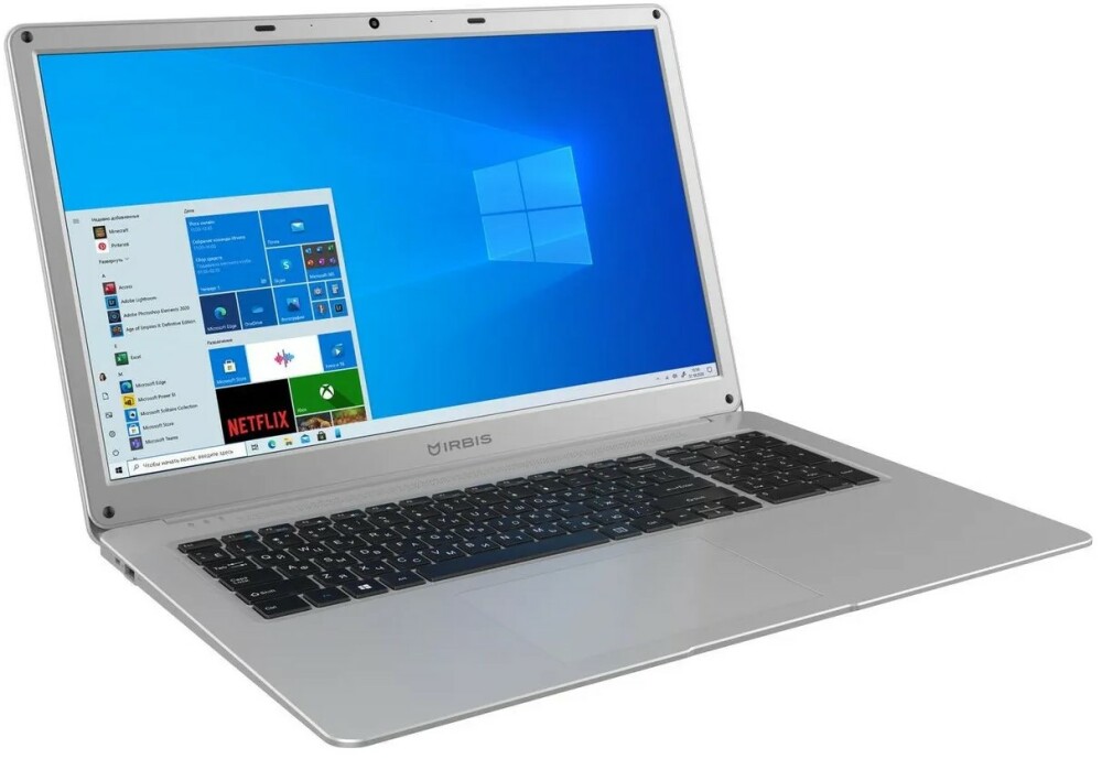 

Ноутбук IRBIS NB702 17.3" 1600x900, Intel Pentium J3710 1.6GHz, 4Gb RAM, 128Gb eMMC, W10Pro, серебристый (NB702), NB702