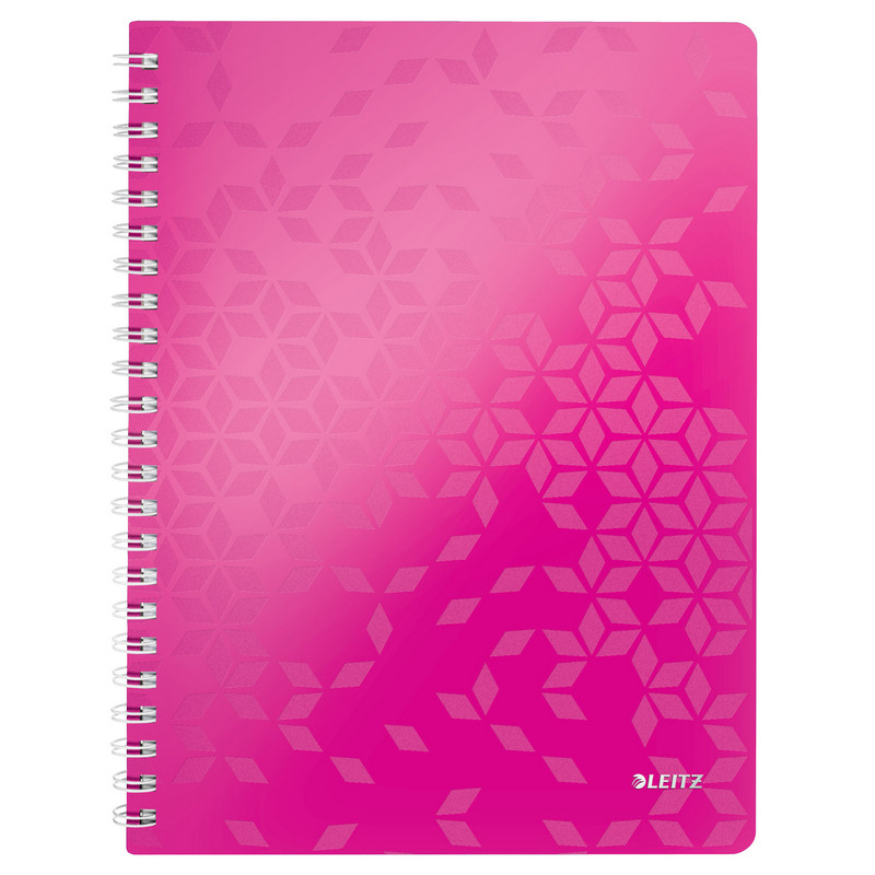

Блокнот LEITZ WOW, A4, клетка, 80 листов, розовый (46380023), 0