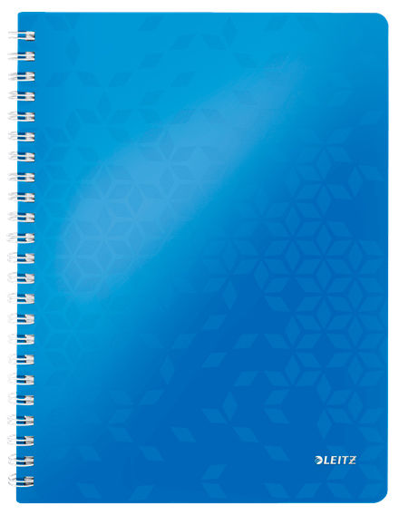 

Блокнот LEITZ WOW, A4, клетка, 80 листов, синий (46380036), 0
