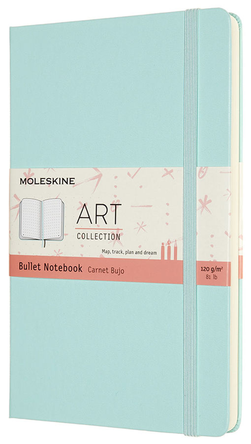 

Блокнот Moleskine Art, A5, пунктир, 80 листов, аквамарин (ARTBULNT3B24)