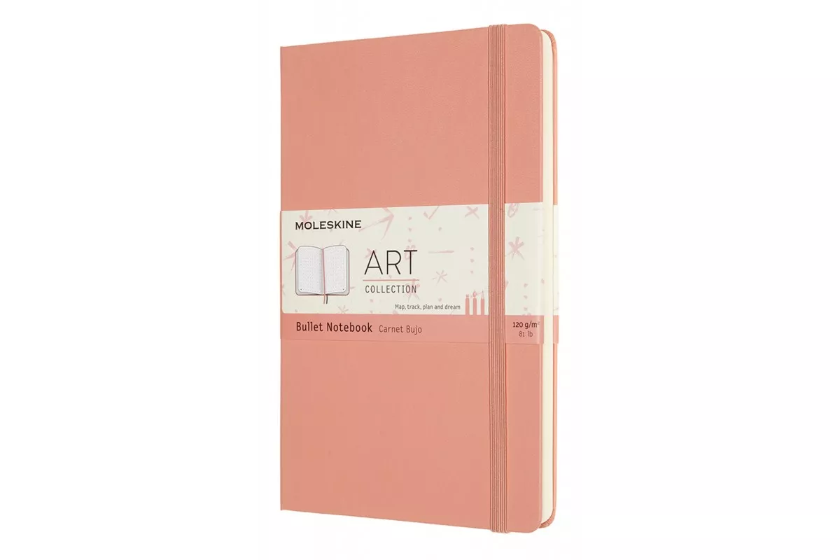 

Блокнот Moleskine Art, A5, пунктир, 80 листов, розовый (ARTBULNT3D20)