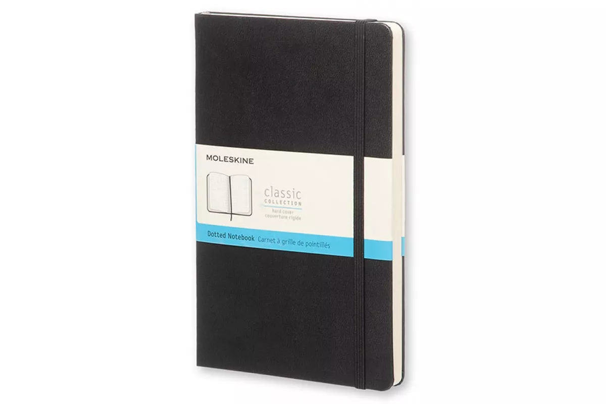 

Блокнот Moleskine CLASSIC, 90x140мм, пунктир, 96 листов, черный (MM713)