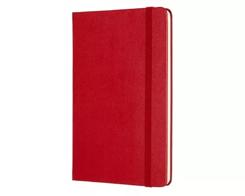 

Блокнот Moleskine CLASSIC, 115x180мм, без линовки, 104 листов, красный (QP052F2)