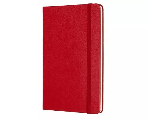 

Блокнот Moleskine CLASSIC, 115x180мм, в точку, 104 листов, красный (QP053F2), 0