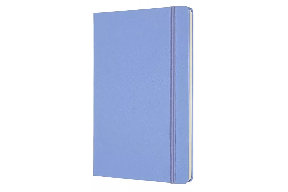

Блокнот Moleskine CLASSIC, 130х210мм, без линовки, 120 листов, голубая гортензия (QP062B42)