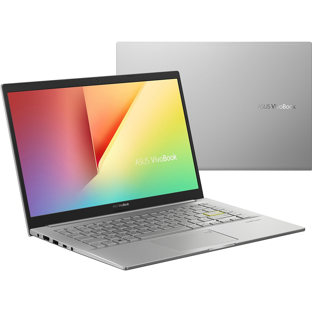 

Ноутбук ASUS VivoBook S14 S413EQ-EK365T 14" 1920x1080, Intel Core i5-1135G7 2.4GHz, 8Gb RAM, 512Gb SSD, NVIDIA GeForce MX350-2Gb, W10, серебристый (90NB0RKF-M05580), S413EQ-EK365T