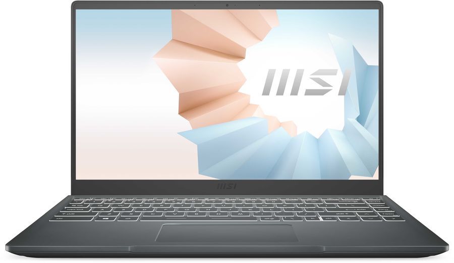 

Ноутбук MSI Modern 14 B11SBU-676RU 14" 1920x1080, Intel Core i7-1195G7 2.9GHz, 16Gb RAM, 512Gb SSD, NVIDIA GeForce MX450-2Gb, W10, серый (9S7-14D224-676), B11SBU-676RU