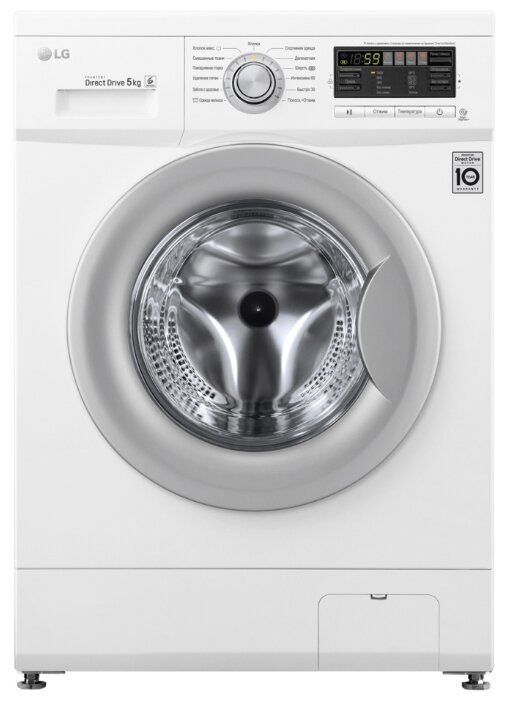 

Стиральная машина LG F10B8LD7, 5кг, до 1000 об/мин, белый (F10B8LD7), F10B8LD7
