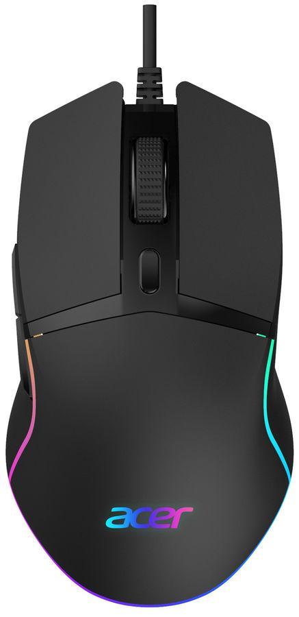 

Мышь проводная ACER OMW121, 6400dpi, оптическая светодиодная, USB, черный (ZL.MCEEE.00U), OMW121