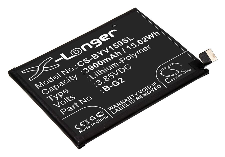 

Аккумулятор CameronSino CS-BYV150SL/ для VIVO V15/V1831, Li-Pol, 3900mAh, 3,85V, B-G2 (P104.01736), CS-BYV150SL