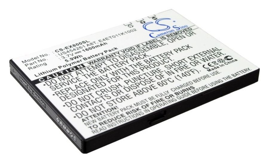 

Аккумулятор CameronSino CS-EX800SL/ для Eten X500, Li-Pol, 1500mAh, 3.7V, 49004440_X500, US454261 A8T, AHL03716016, 369029665, PDD-914 (P104.00471), CS-EX800SL