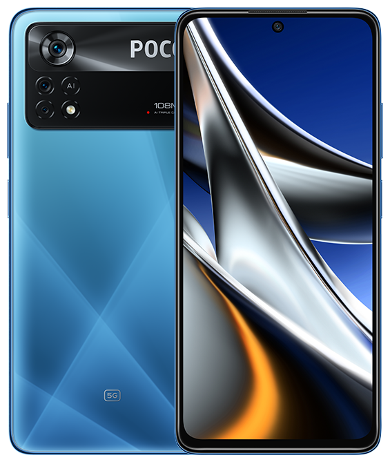 

Смартфон Xiaomi POCO X4 Pro 5G, 6.67" 1080x2400 AMOLED, Qualcomm Snapdragon 695, 6Gb RAM, 128Gb, 3G/4G/5G, NFC, Wi-Fi, BT, 3xCam, 2-Sim, 5000mAh, USB Type-C, Android 11, голубой (2201116PG/38423), POCO X4 Pro 5G