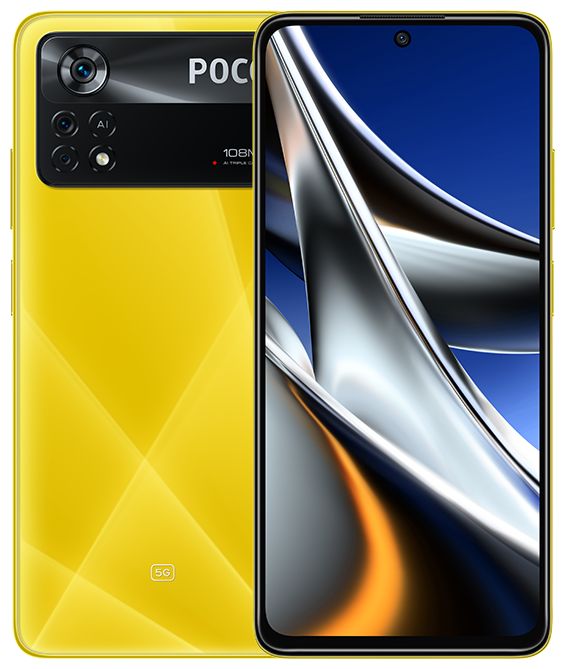 

Смартфон Xiaomi POCO X4 Pro 5G, 6.67" 1080x2400 AMOLED, Qualcomm Snapdragon 695, 8Gb RAM, 256Gb, 3G/4G/5G, NFC, Wi-Fi, BT, 3xCam, 2-Sim, 5000 мА⋅ч, USB Type-C, Android 11, желтый (2201116PG/38431), POCO X4 Pro 5G