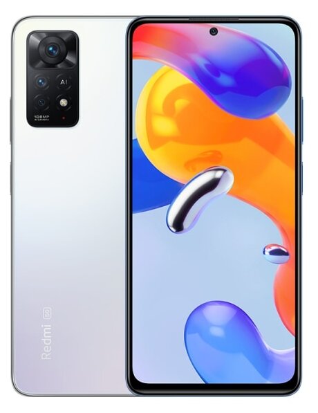 

Смартфон Xiaomi Redmi Note 11 Pro 5G, 6.67" 1080x2400 AMOLED, Qualcomm Snapdragon 695, 8Gb RAM, 128Gb, 3G/4G/5G, NFC, Wi-Fi, BT, 3xCam, 2-Sim, 5000mAh, USB Type-C, Android 11, белый (2201116SG/38125), Redmi Note 11 Pro 5G