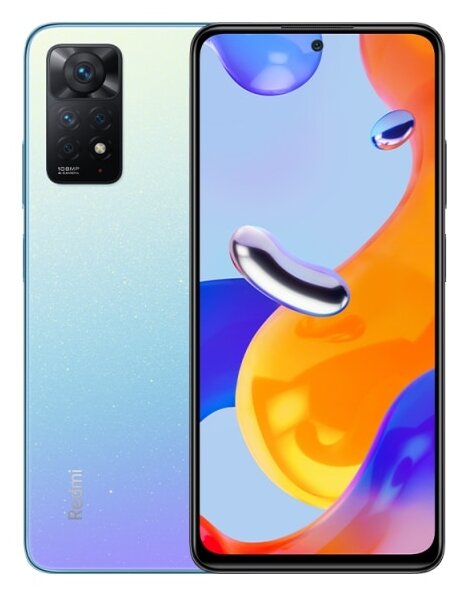 

Смартфон Xiaomi Redmi Note 11 Pro, 6.67" 1080x2400 AMOLED, MediaTek Helio G96, 8Gb RAM, 128Gb, 3G/4G, NFC, Wi-Fi, BT, 4xCam, 2-Sim, 5000 мА⋅ч, USB Type-C, Android 11, голубой (2201116TG/38010), Redmi Note 11 Pro