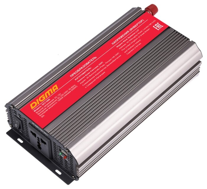 Преобразователь напряжения Digma DCI-1000 1 кВт, 12В/220В