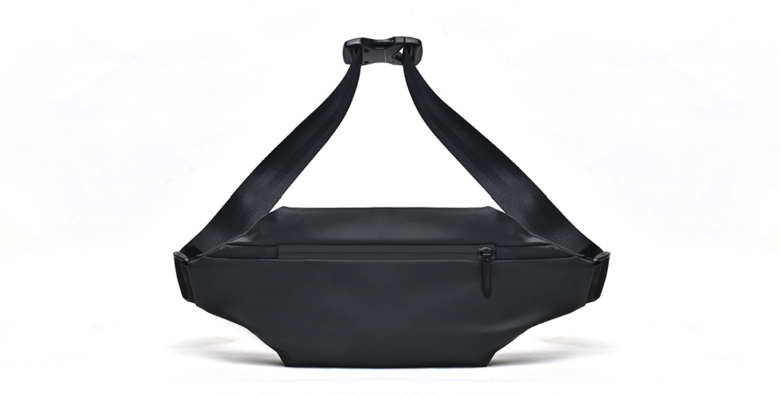 Сумка поясная Xiaomi Sports Fanny Pack, искусственная кожа, черный (M8101614/BHR5226GL)