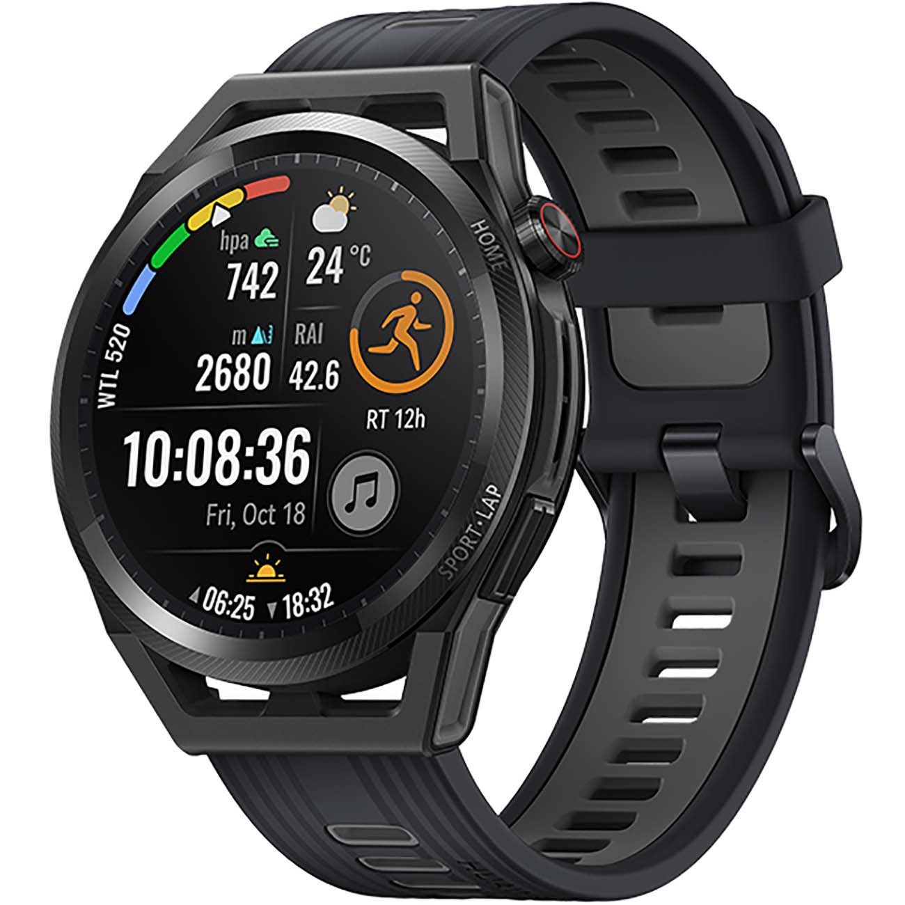 

Смарт-часы Huawei GT RUNNER-B19S BLACK, 1.43" AMOLED, черный (55028109), GT RUNNER-B19S BLACK