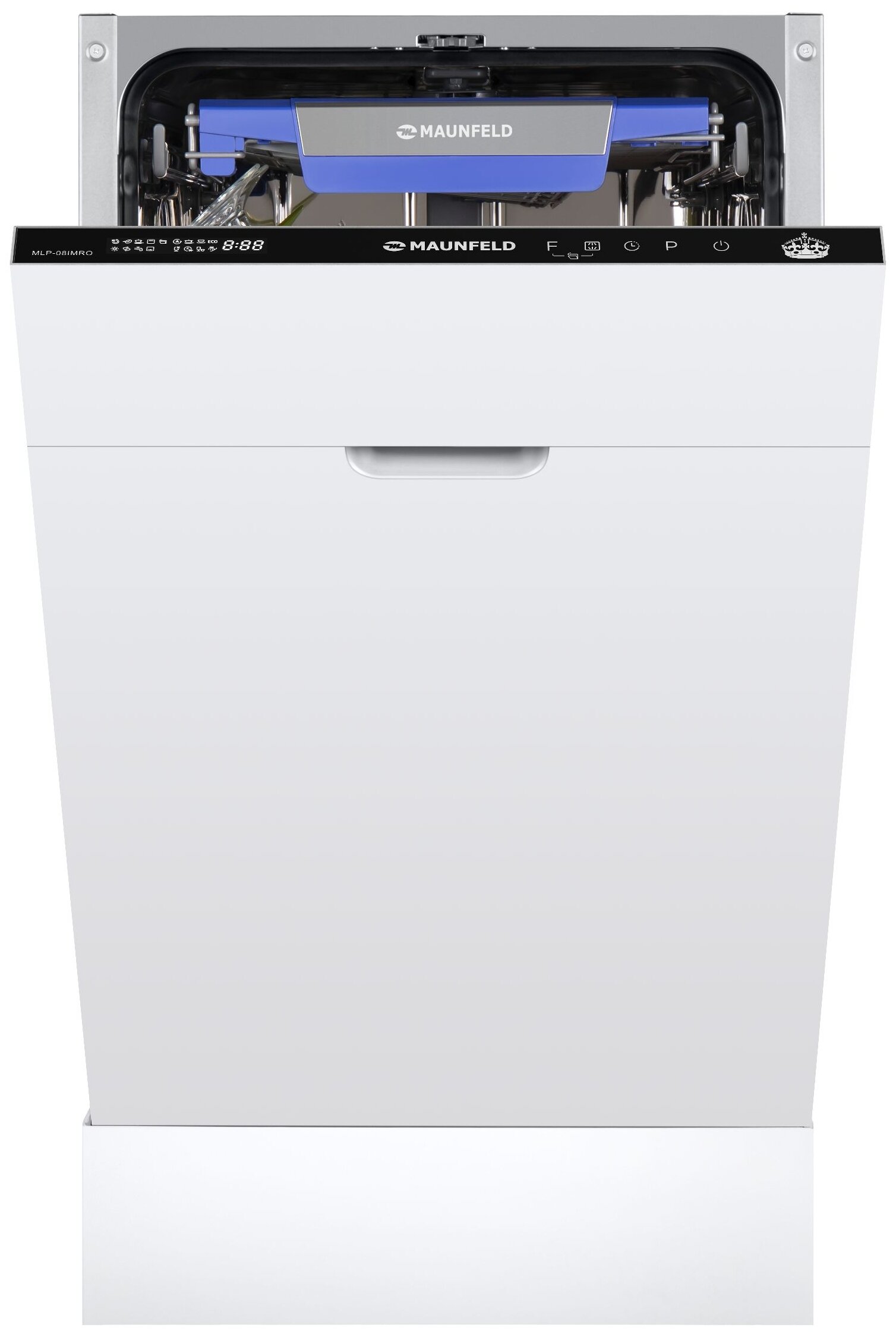 Посудомоечная машина узкая Maunfeld MLP-08PRO, белый (КА-00012986)
