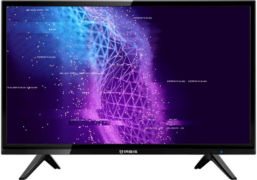 

Телевизор 24" IRBIS 24H1, HD, 1366x768, DVB-T /T2 /C, HDMIx2, USBx2, WiFi, Smart TV, черный (24H1YDX101BS2), 24H1