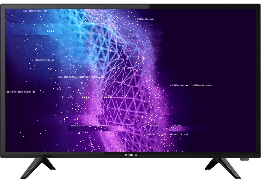 

Телевизор 32" IRBIS 32H1, HD, 1366x768, DVB-T /T2 /C, HDMIx3, USBx1, черный (32H1T002B), 32H1