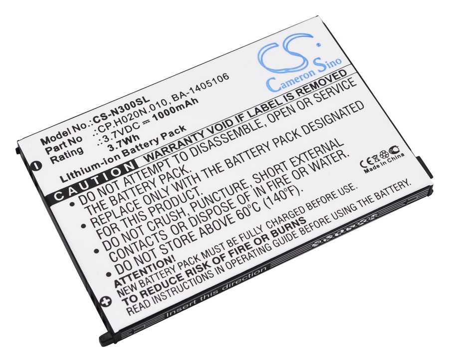 

Аккумулятор CameronSino CS-N300SL/ для Acer n300/n310/n311/n320/n321/n500, Li-Ion, 1000mAh, 3,7V, (P104.01746), CS-N300SL