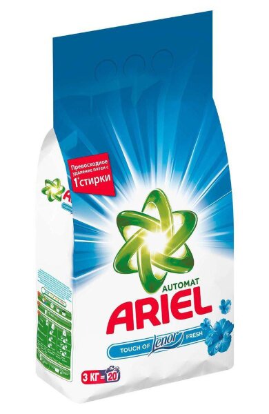 

Стиральный порошок Ariel "Ленор Эффект", для цветного белья, 3кг, автомат, "Ленор Эффект"