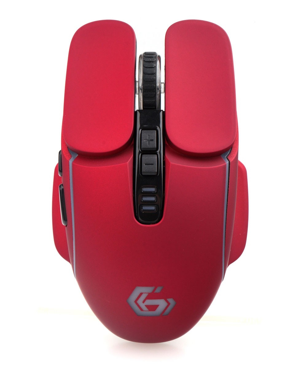 

Мышь беспроводная Gembird MGW-510, 2400dpi, оптическая светодиодная, USB, красный (MGW-510), MGW-510