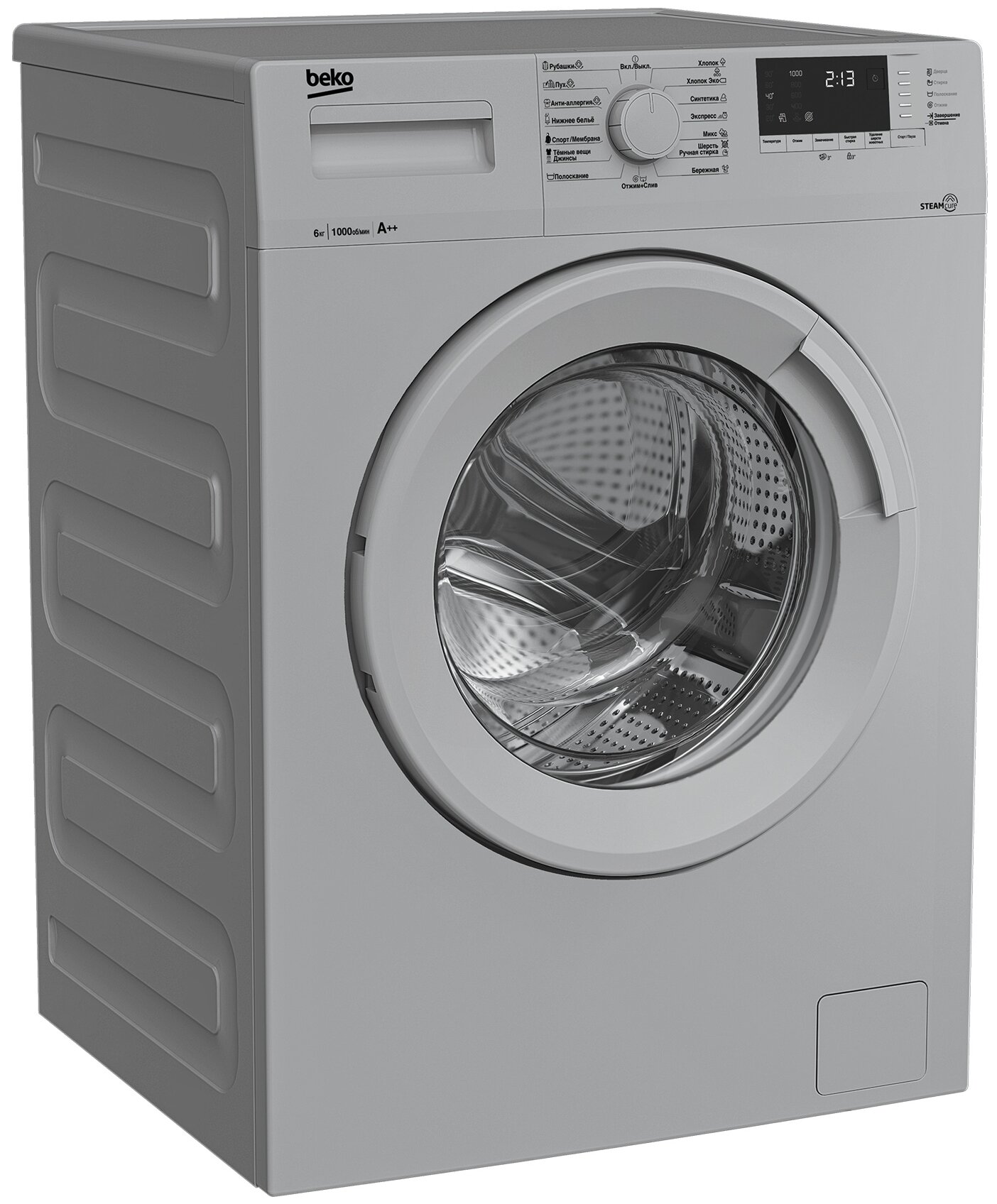 Стиральная машина Beko WSRE6512ZSS, 6 кг, 1000 об/мин, 1055715 купить по  цене 23300 руб в Новосибирске в интернет-магазине e2e4