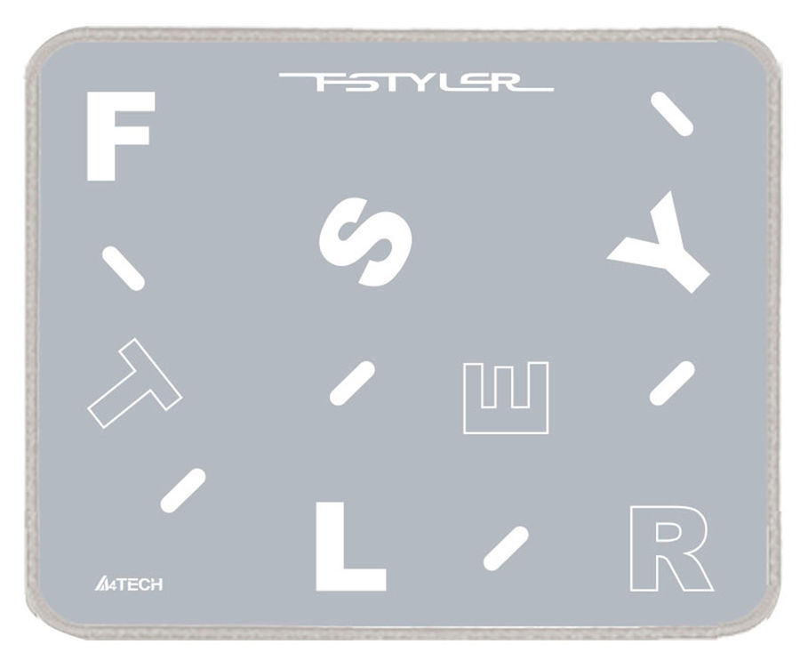 

Коврик для мыши A4Tech FStyler FP25, 250x200x2мм, серебристый (FP25 SILVER), FStyler FP25