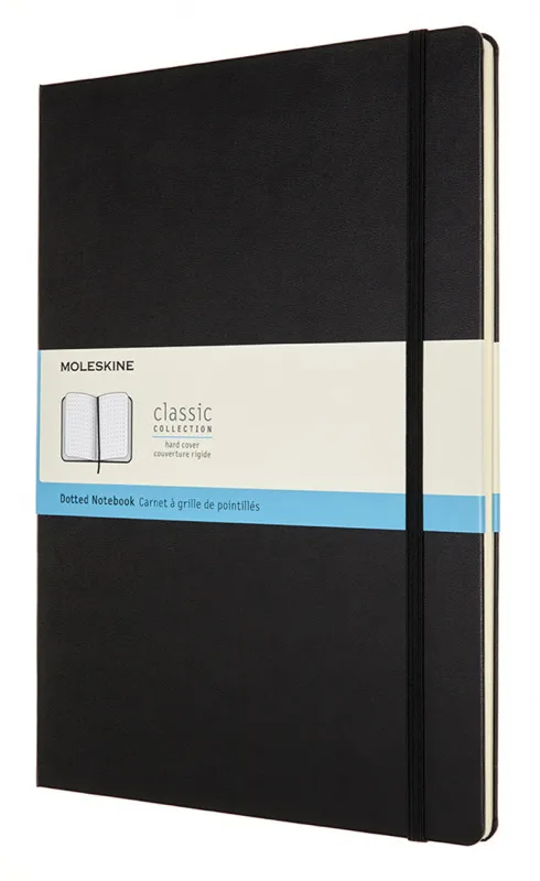 

Блокнот Moleskine CLASSIC, A4, пунктир, 96 листов, черный (QP113)